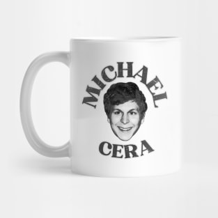 michael cera funny face Mug